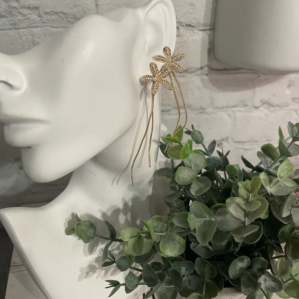 N/A gold rhinestone